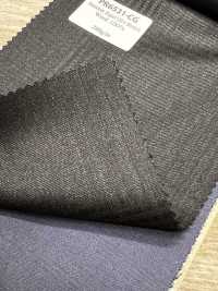 PR6531-CG 定番  国産 Premium Super120's Stretch ストライプ チャコールグレー[生地] 細井商事株式会社 サブ画像