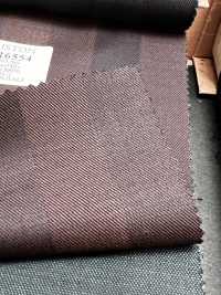 AR6554 ARISTON Super140's ブラウン ストライプ[生地] 細井商事株式会社 サブ画像