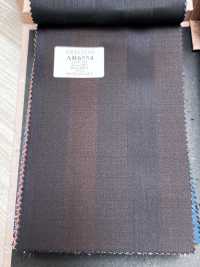 AR6554 ARISTON Super140's ブラウン ストライプ[生地] 細井商事株式会社 サブ画像