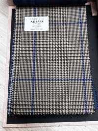 AR6558 ARISTON Super130's ブラウン グレンチェック[生地] 細井商事株式会社 サブ画像
