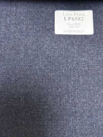 LP6582 Loro Piana ネイビー 無地
