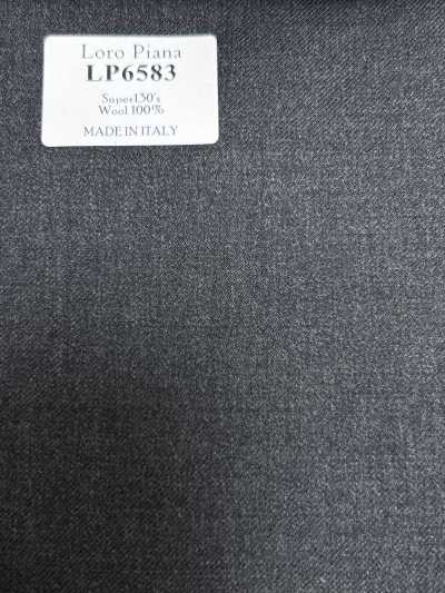 LP6583 Loro Piana Super130's グレー 無地