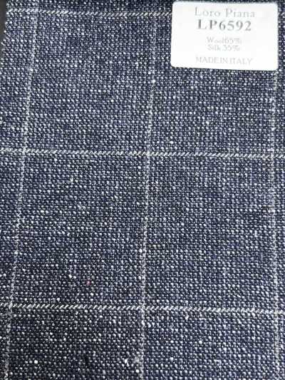 Loro Piana ネイビー チェック