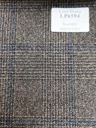LP6594 Loro Piana ブラウン チェック