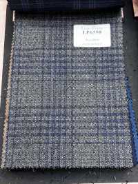 LP6598 Loro Piana グレー×ネイビー チェック[生地] 細井商事株式会社 サブ画像