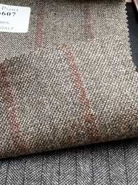 LP6607 Loro Piana ブラウン×オレンジ ストライプ[生地] 細井商事株式会社 サブ画像