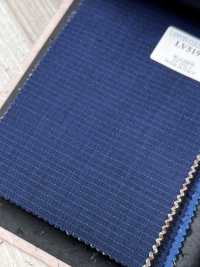 LV5197 LANVIN COLLECTION ネイビー ボーダー[生地] 細井商事株式会社 サブ画像