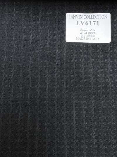 LV6171 LANVIN COLLECTION Super120's グリーン チェック