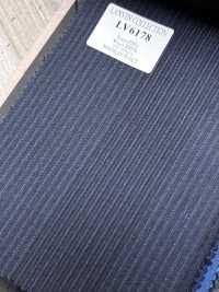 LV6178 LANVIN COLLECTION Super120's ネイビー ストライプ[生地] 細井商事株式会社 サブ画像