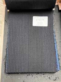 LV6179 LANVIN COLLECTION Super120's 濃紺 ストライプ[生地] 細井商事株式会社 サブ画像