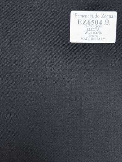 EZ6504 Ermenegildo Zegna ELECTA 黒 無地
