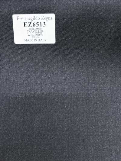 EZ6513 Ermenegildo Zegna TRAVELLER ダークグレー 無地