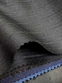EZ6515 Ermenegildo Zegna TRAVELLER ダークグレー×ネイビー ストライプ[生地] 細井商事株式会社 サブ画像
