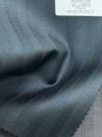 EZ6518 Ermenegildo Zegna TRAVELLER ダークグリーン ストライプ[生地] 細井商事株式会社 サブ画像