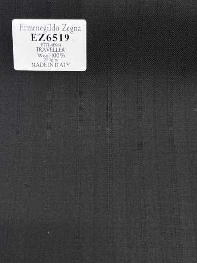 EZ6519 Ermenegildo Zegna TRAVELLER ブラウン ストライプ