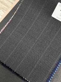 EZ5542 Ermenegildo Zegna TRAVELLER グレー×サックス ストライプ[生地] 細井商事株式会社 サブ画像