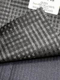 DM6148 DORMEUIL QUEEN Super100's グレー チェック[生地] 細井商事株式会社 サブ画像