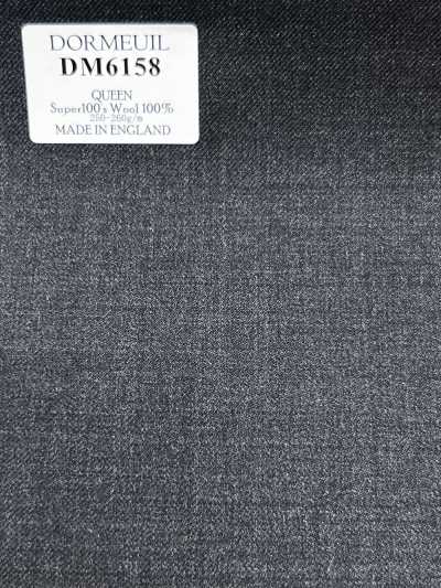 DM6158 DORMEUIL QUEEN Super100's グレー 無地
