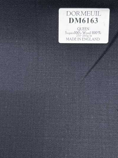 DM6163 DORMEUIL QUEEN Super100's 濃紺 無地