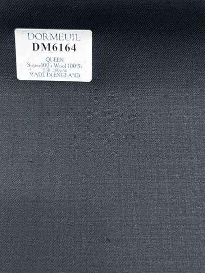 DM6164 DORMEUIL QUEEN Super100's 黒 無地