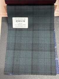 DM5138 DORMEUIL QUEEN Super100's グリーン チェック[生地] 細井商事株式会社 サブ画像