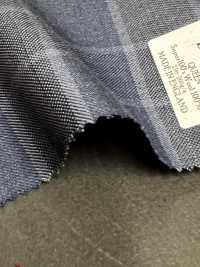 DM5144 DORMEUIL QUEEN Super100's ネイビー チェック[生地] 細井商事株式会社 サブ画像