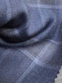 DM5144 DORMEUIL QUEEN Super100's ネイビー チェック[生地] 細井商事株式会社 サブ画像