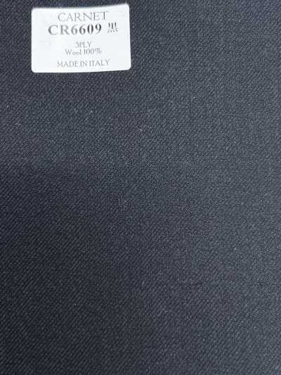 CR6609 CARNET 3PLY 黒 無地