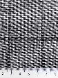 CR6613 CARNET 3PLY ライトグレー チェック[生地] 細井商事株式会社 サブ画像