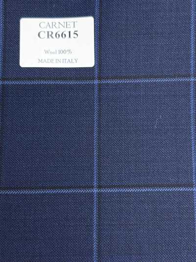 CR6615 CARNET 3PLY ネイビー チェック