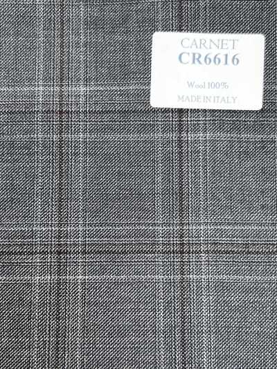 CR6616 CARNET グレー×ブラウン チェック