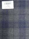CR6617 CARNET 3PLY グレー×ネイビー チェック