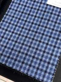 CR6618 CARNET サックス チェック[生地] 細井商事株式会社 サブ画像
