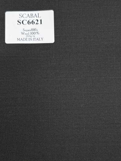 SC6621 SCABAL Super120's ブラウン 無地