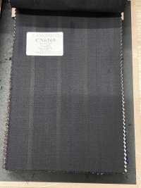 CN6569 CANONICO Super110's チャコール ストライプ[生地] 細井商事株式会社 サブ画像