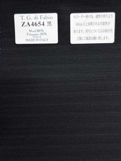 ZA4654 T.G.di Fabio 黒 ボーダー