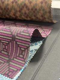 KS1002 【アウトレット】先染キュプラ100%裏地 富士吉田産 曲ごま サブ画像